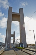 Tramways sur le pont de Recouvrance