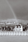Arc en ciel sur Trouville désertée
