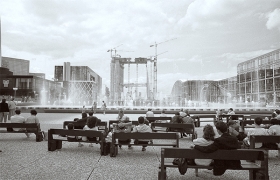 La grande Arche se donne en spectacle, Paris la Défense