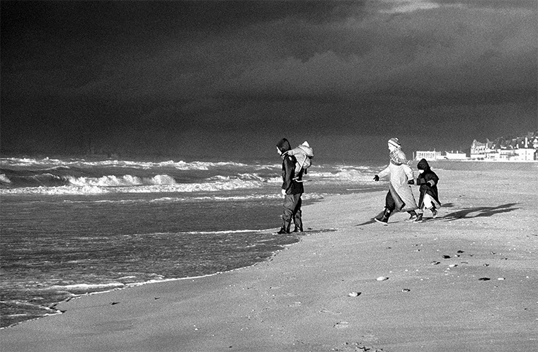 Une balade au bord de mer Trouville, 13 novembre 1988