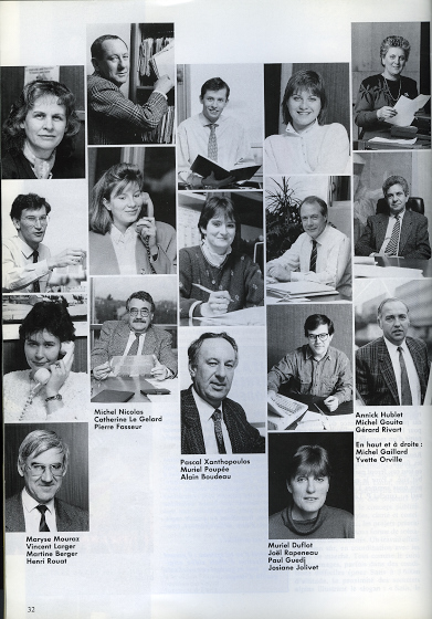 Portraits des personnes qui travaillent chez Ciba-Geigy