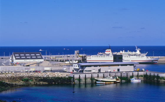 Port d'embarquement passagers à Roscoff